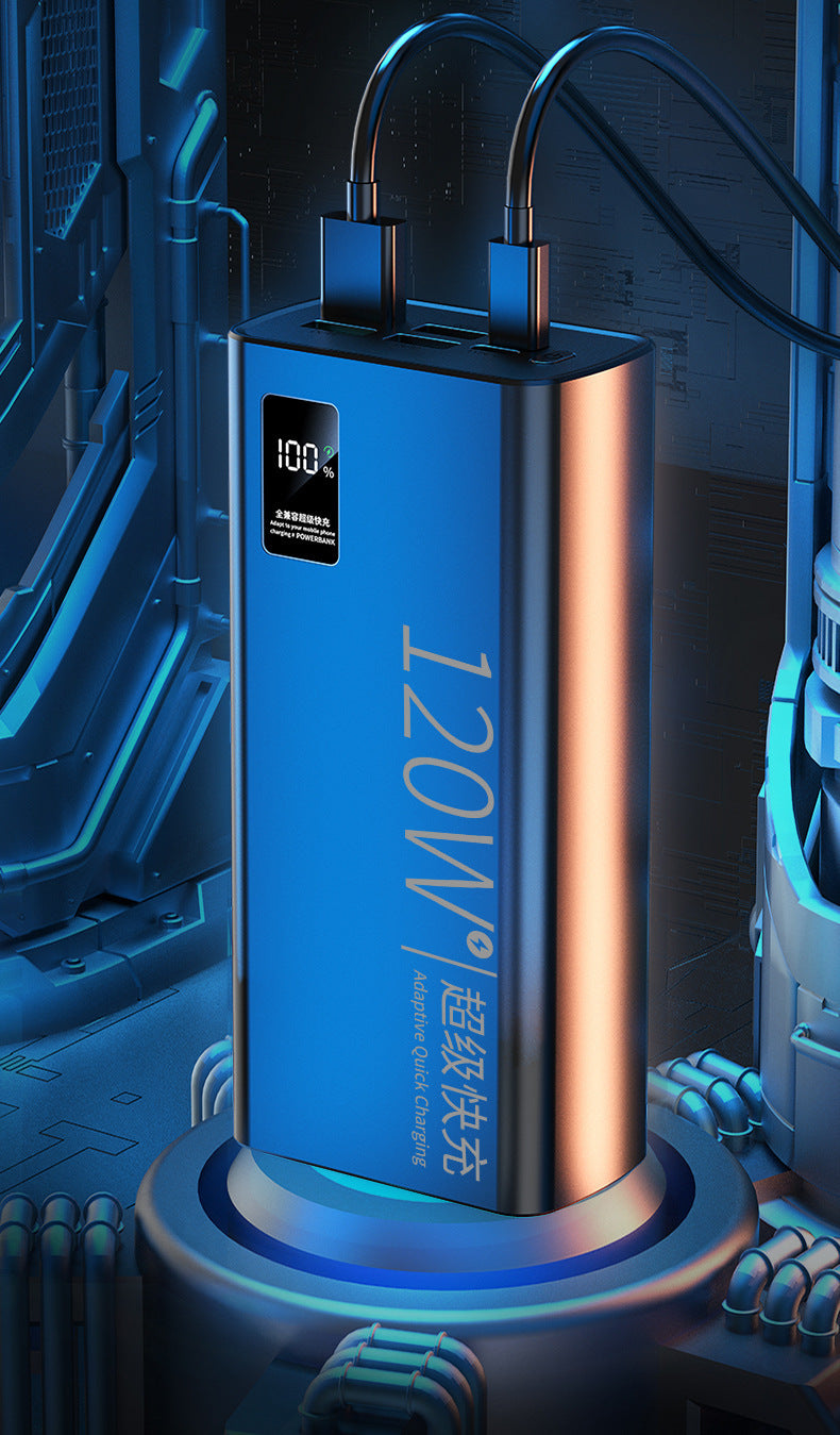 PD120W Super Fast Charge Power Bank 20000 Ma nagy kapacitású typec kétirányú gyors töltés
