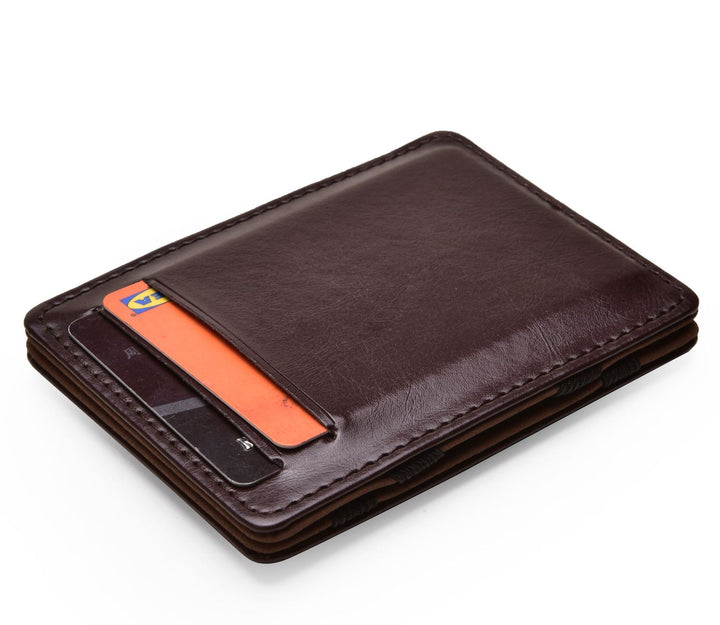 Flip PU Magic Wallet visitekaartje houder tassen