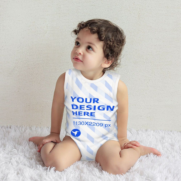 Soft And Skin-friendly Baby Cotton Sleeveless Romper