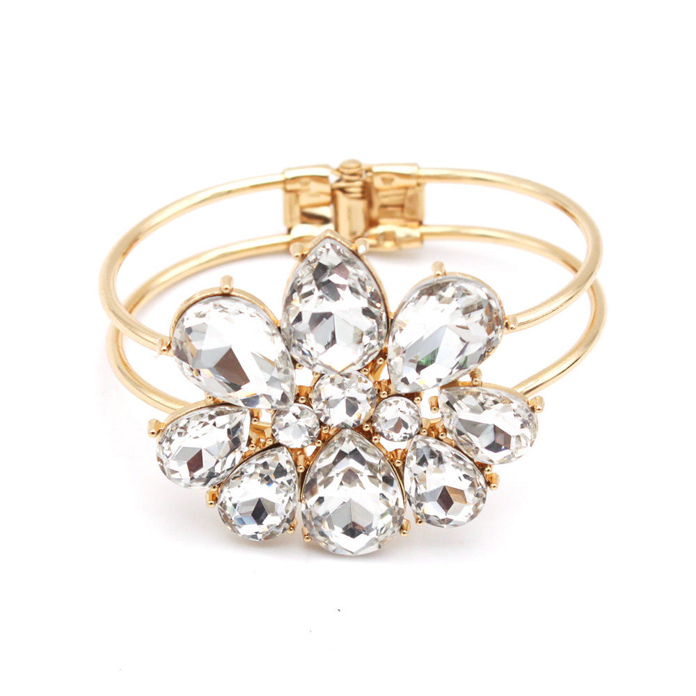 Fashion Crystal Bangle Bracelet Ornament