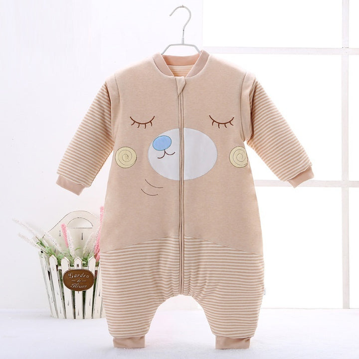 Cartoon Cotton Baby Anti-kick Baby Sleeping Bag