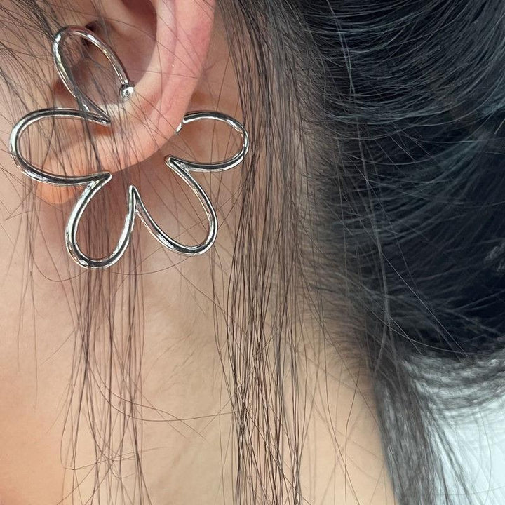 Ins Style Piering Ear Clip Mona Çiçek Mizaç