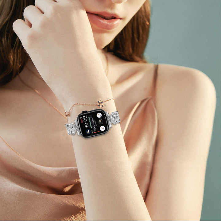 7-Wort-Diamant-eingebettete Smart Watch Band