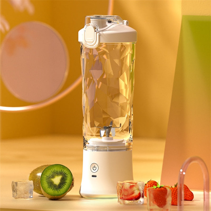 Cumascóir iniompartha cumascóir méid pearsanta juicer do chroitheadh ​​agus caoineoga le 6 gadgets cistine cumascóir 6 lann