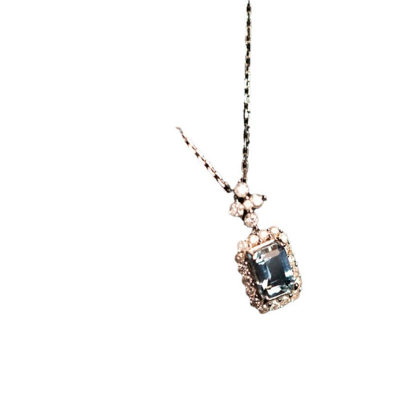 Collana Aquamarine Fashion Style francese femminile