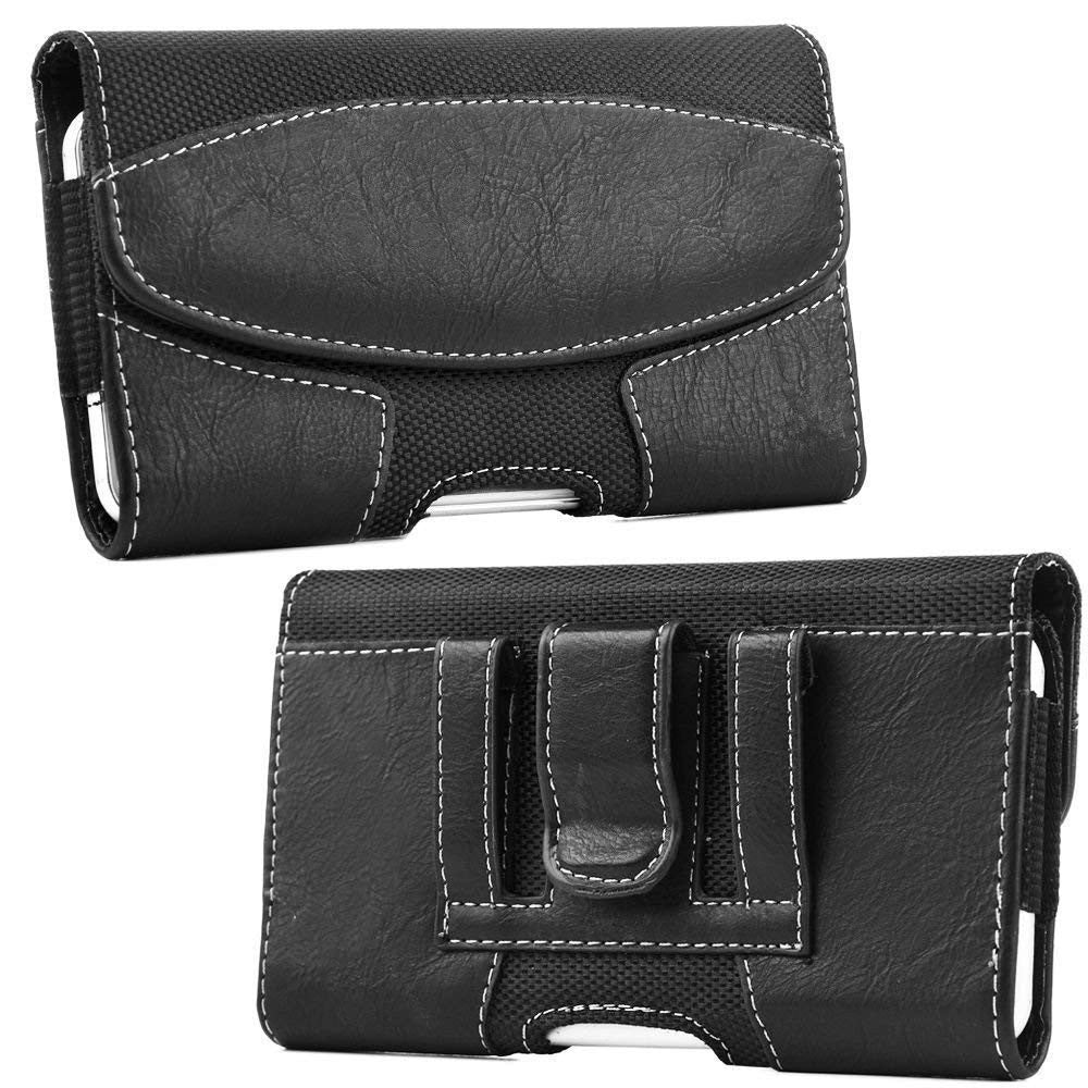Universal Leather Phone Case Stitching Waist Bag