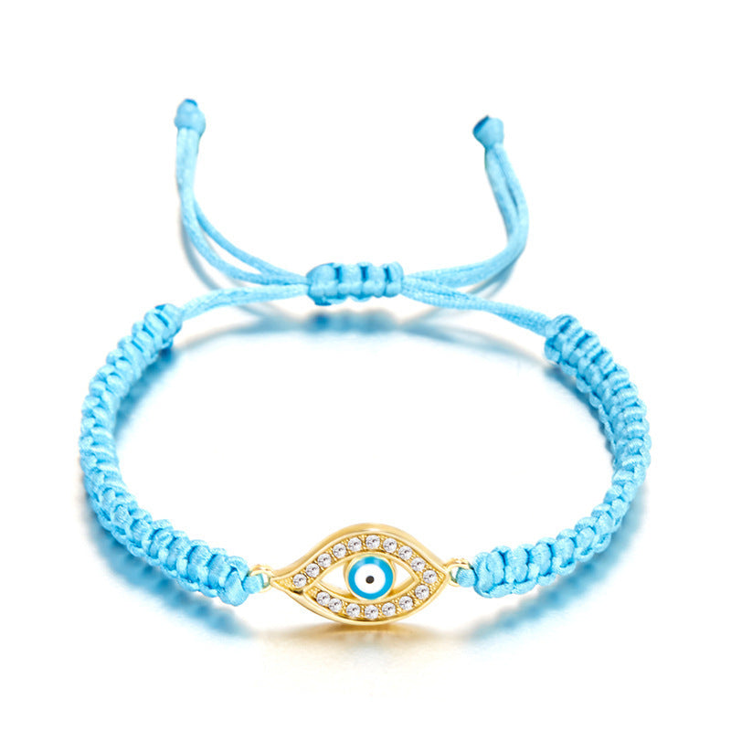 Fashion rétro Diamonds Eyes Bracelet tissé