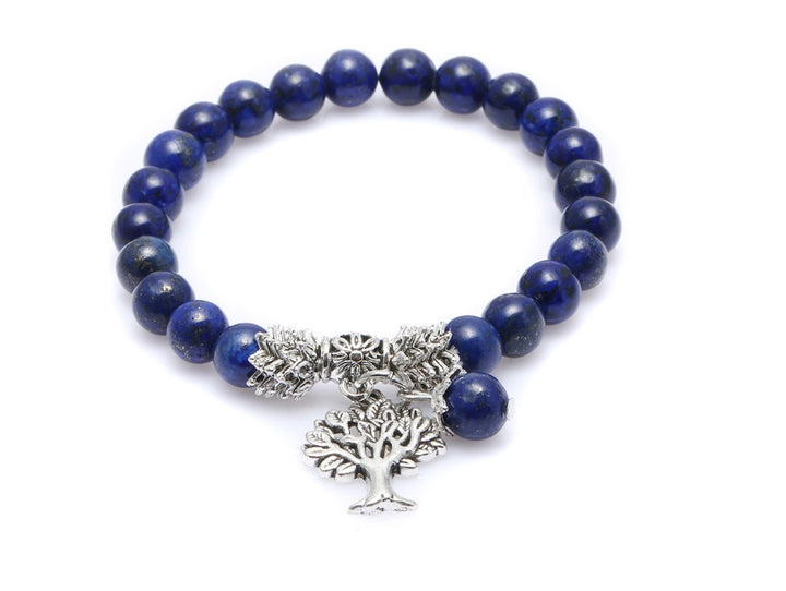 Bracelet d'arbre de vie de Yoga-Supreme Lapis Lazuli