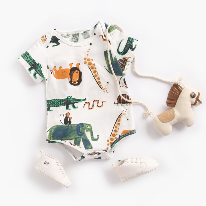 Újszülött Baby Bodysuit Gyerek ruházat Fashion Girls Boy Ruha Dumpsuit Lányok ruha öltöny pamut 0-36m Body Bebe