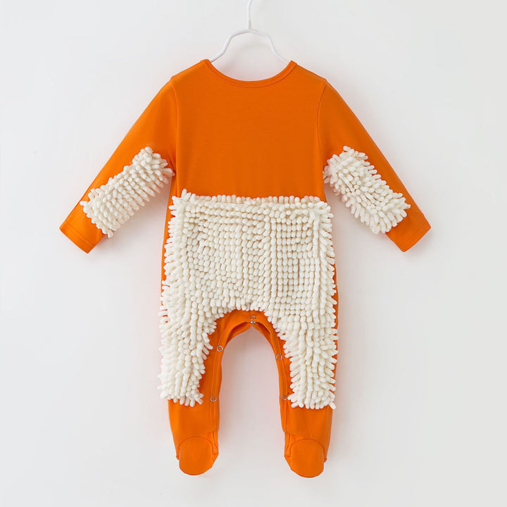 Baby Boy Boy Raiper Toddler Girl Mop Suit Infant Crawling Vêtements Coton Enfants en une seule pièce à manches longues