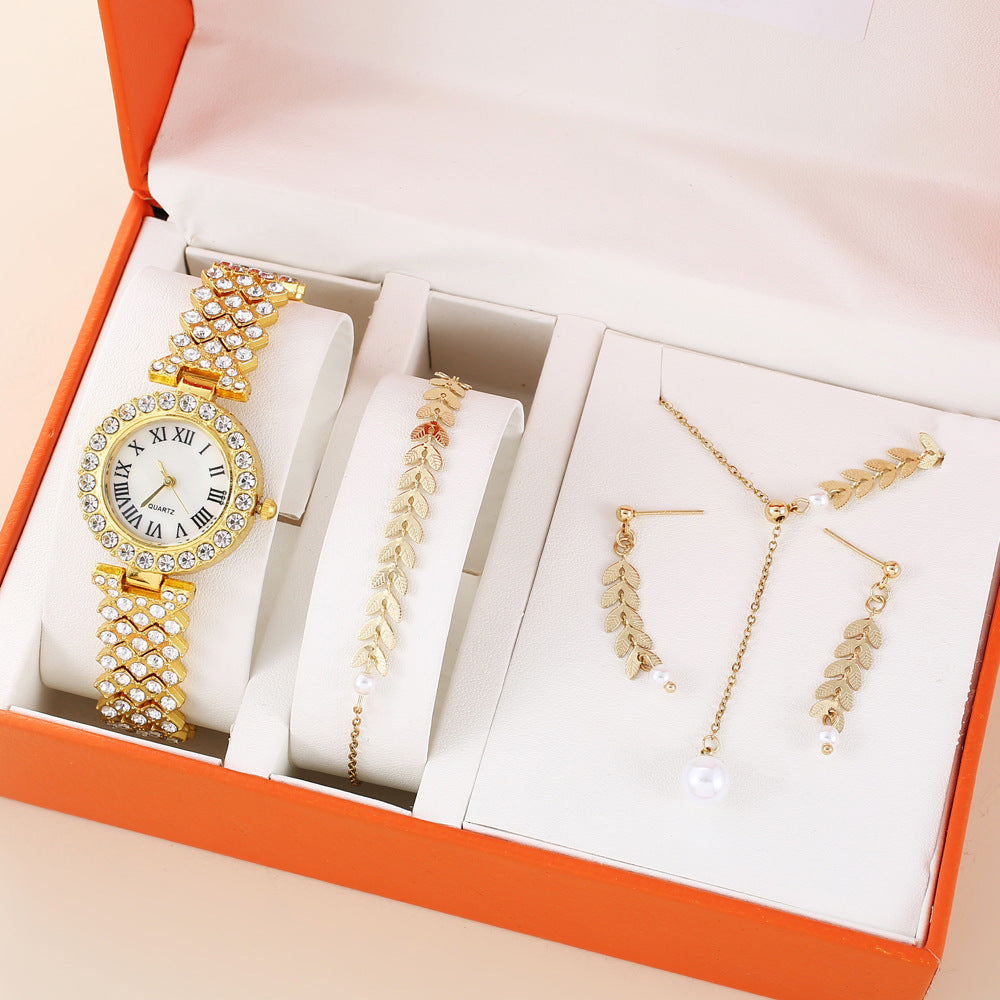 Breathnaíonn Diamond Women Faisean Só Faisean Grianchloch Bracelet Watch Watch do Mhná