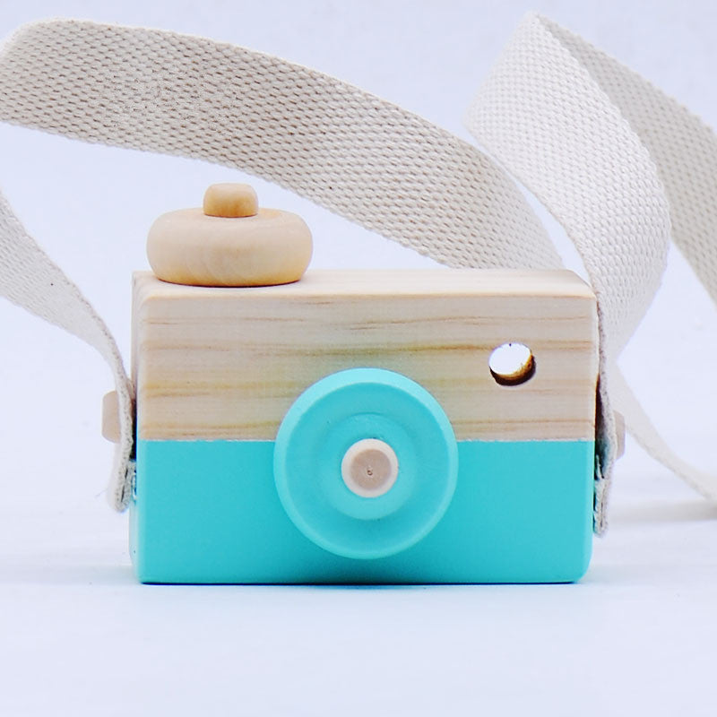 Lindos juguetes de madera cámara para bebés