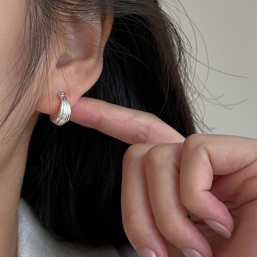 Boucles d'oreilles à grains Pur simples pour les femmes