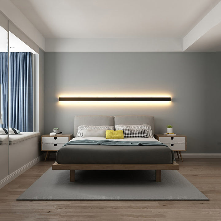 Lampa de perete cu LED -uri lungi minimaliste