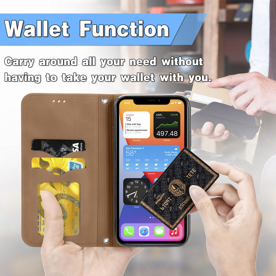 Skin Feeling Solid Color Business Magnetic Protective Cover