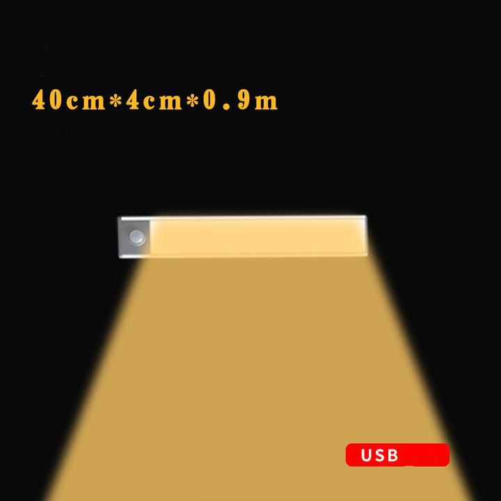 Capteur de mouvement LED sous la lumière de l'armoire USB RECHARGAGE PLACE DE CLACKE
