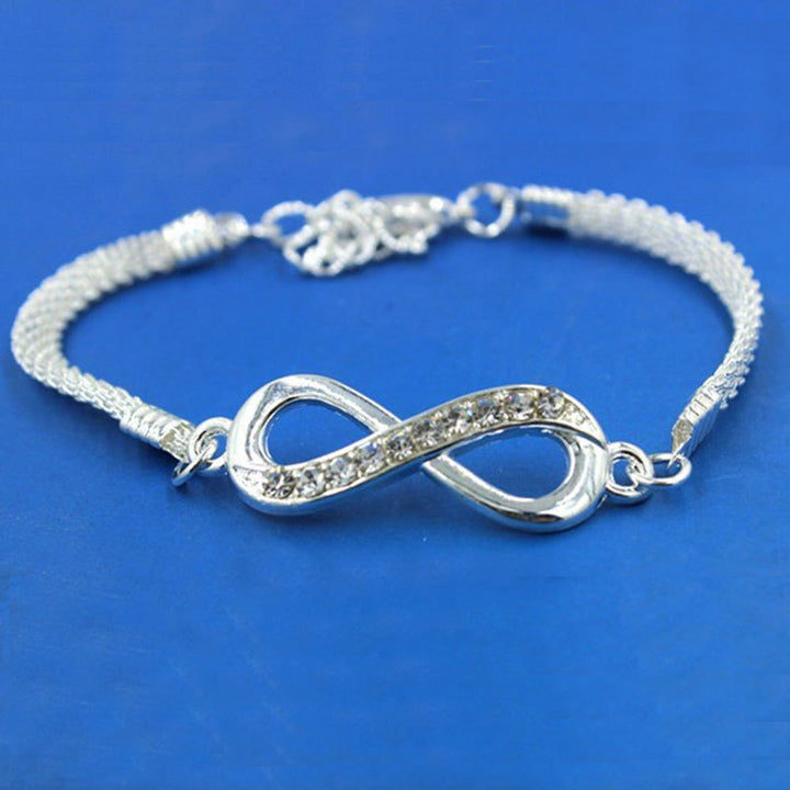 Infinity diamond bracelet