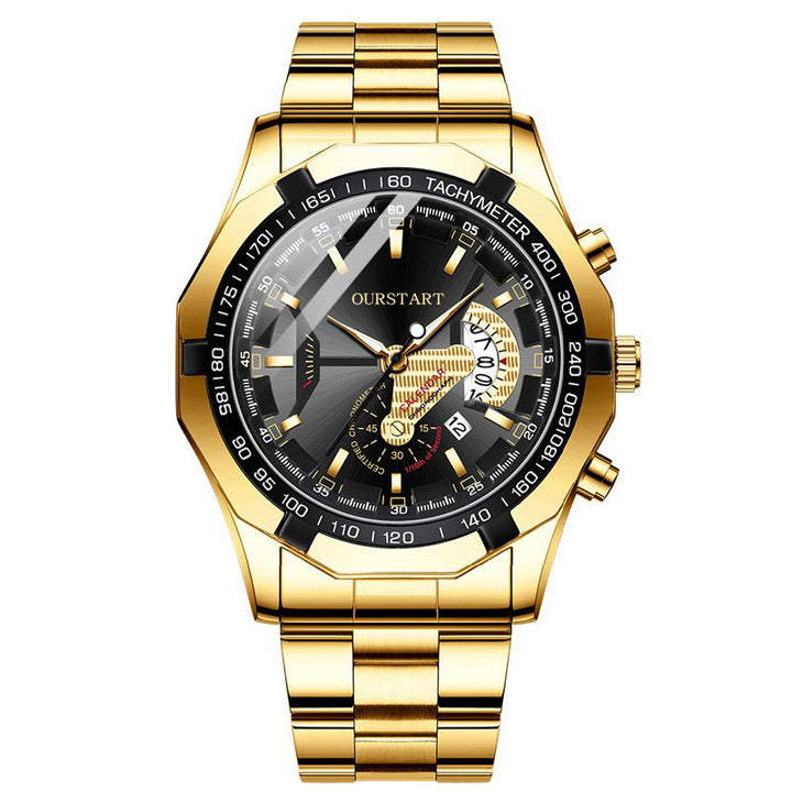 Non-mechanical Calendar Business Watch Men