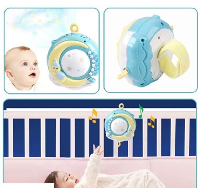 Baby Rasseln Crib Mobiles Spielzeughalter rotierende mobile Bett Bell Musical Box Projektion Neugeborene Kind Baby Jungen Spielzeug