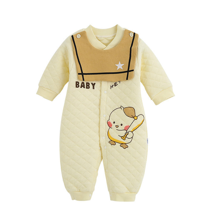 赤ちゃんの秋のジャンプスーツ新生児の綿の服