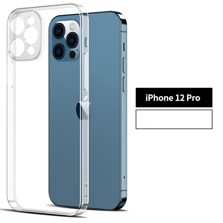 Kompatibel med Apple, kompatibel med Apple, iPhone 12 Case Silicone Anti Drop Transparent