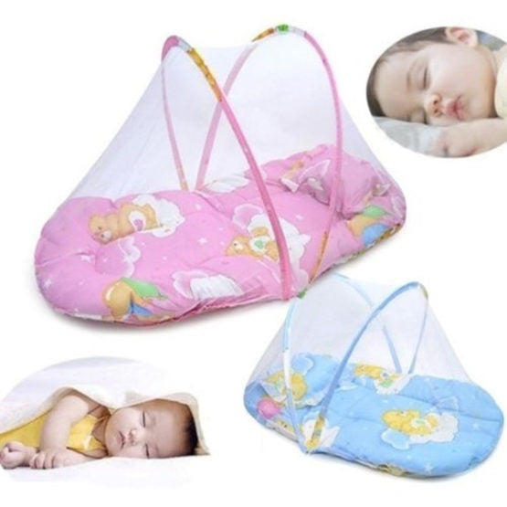 Kannettava taitettavat vauvan lasten lapsen sängyn pisteen vetoketjullinen hyttysverkkoteltta nukkuva tyyny