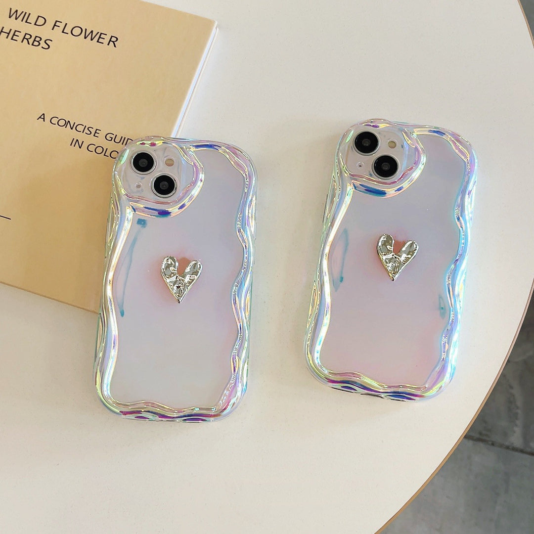 Colorful Laser Gradient Phone Case Drop-resistant Protective Cover