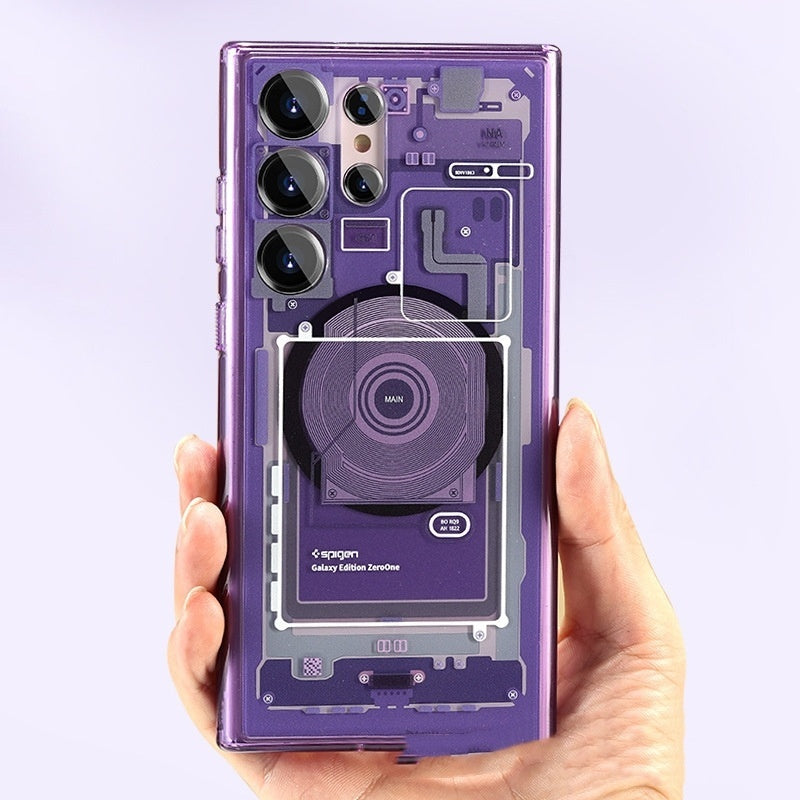 Technology Magnetic Phone Case All-inclusive Drop-resistant Circuit Board