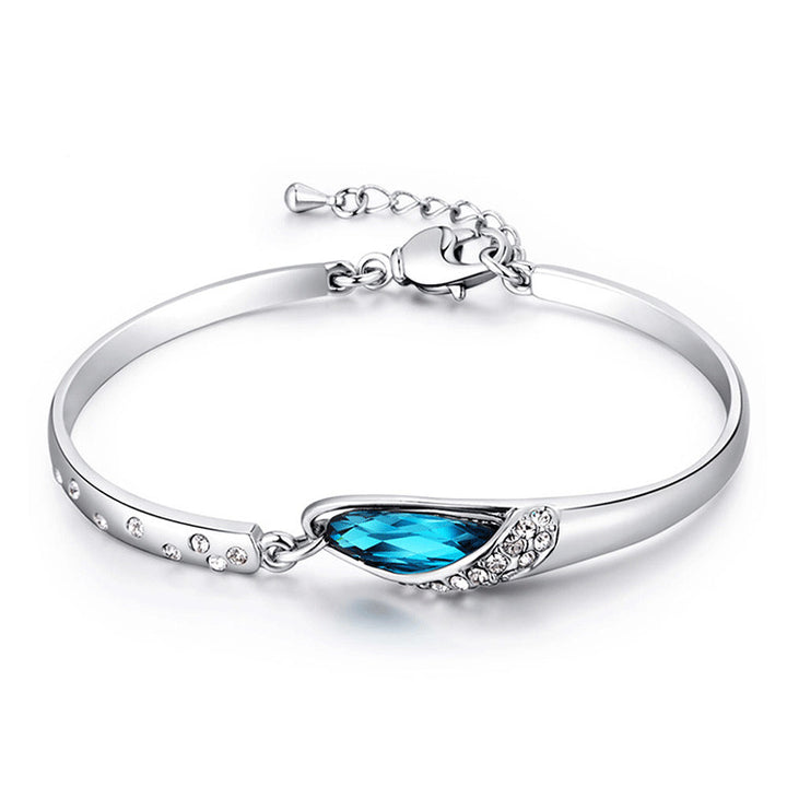 Bijoux de mode Shijia Glass Shoe Crystal Bracelet