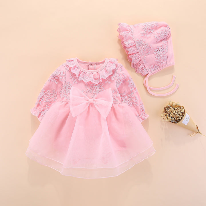 Vêtements de printemps et d'automne robe de bébé