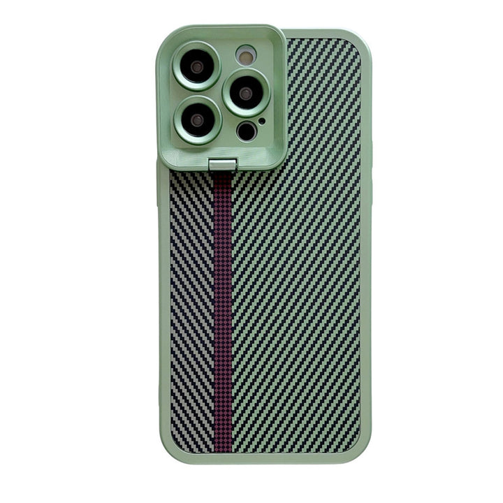 High-grade Carbon Fiber For 13pro Phone Case 15promax Soft Drop-resistant Bracket