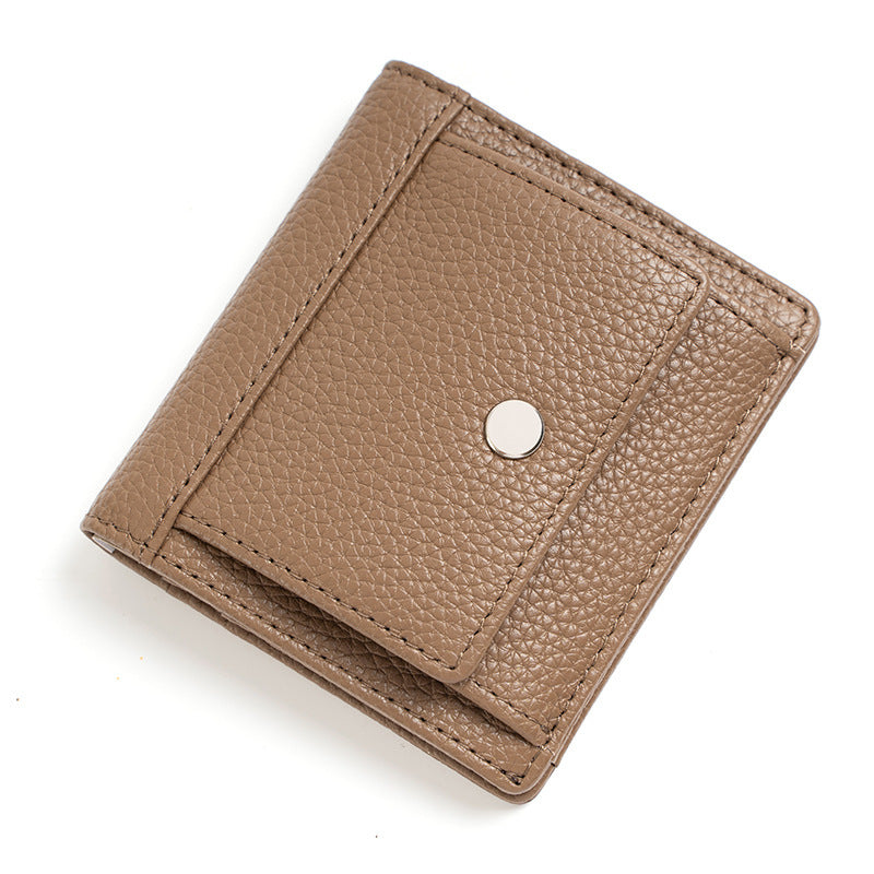 Women's Wallet Short Thin Card Holder Women's High Sense Mini And Simple Coin Purse