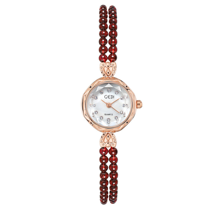 Women's Niche Creative And Slightly Luxury Pearls Strap Watch