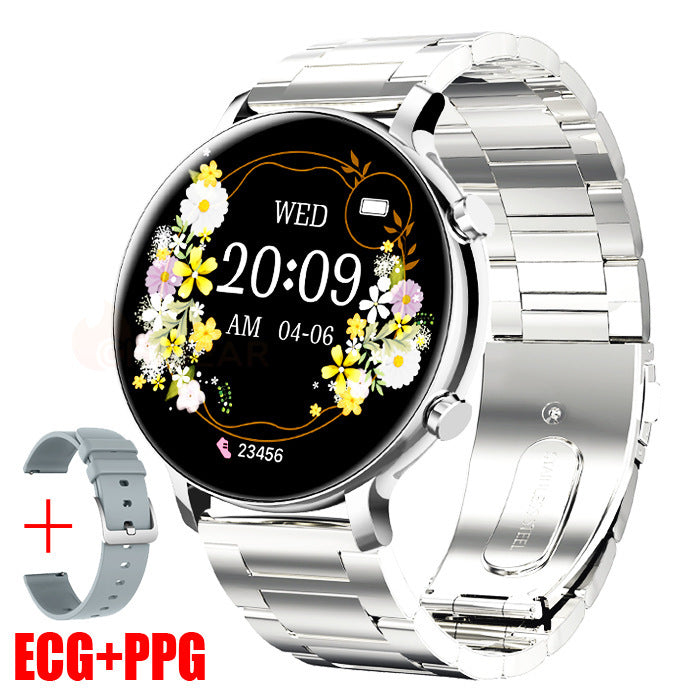 Bluetooth Call Smartwatch Business Stainless Steel Strap
