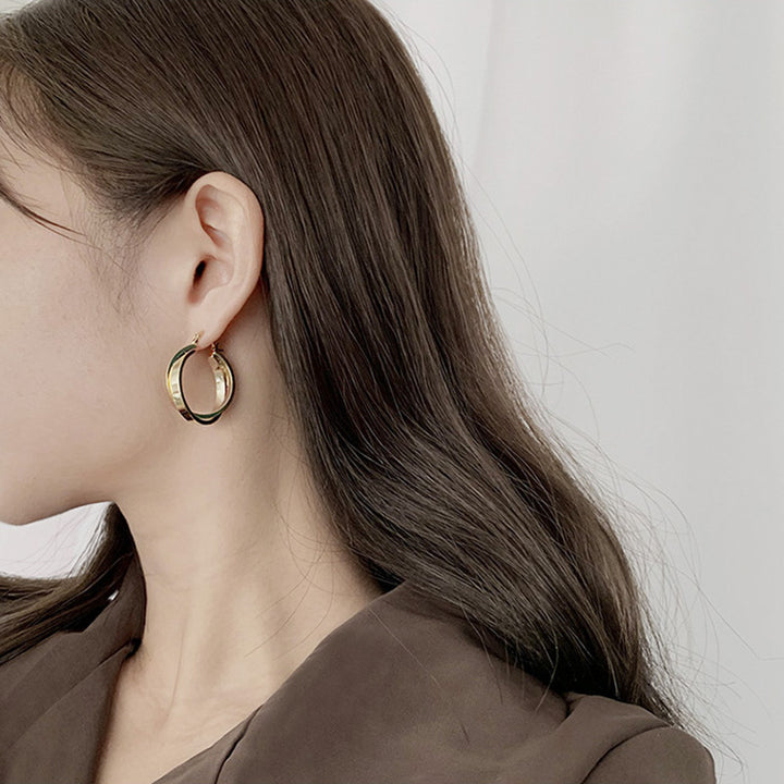 Geometrischer Kreis weiblicher Spezialinteresse Ohrringe Ornament