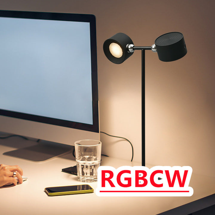 LED magnetic LED -ul uscat USB lampă de masă reîncărcabilă 360 Rotiți lumini de la telecomandă fără fir lumini de birou acasă