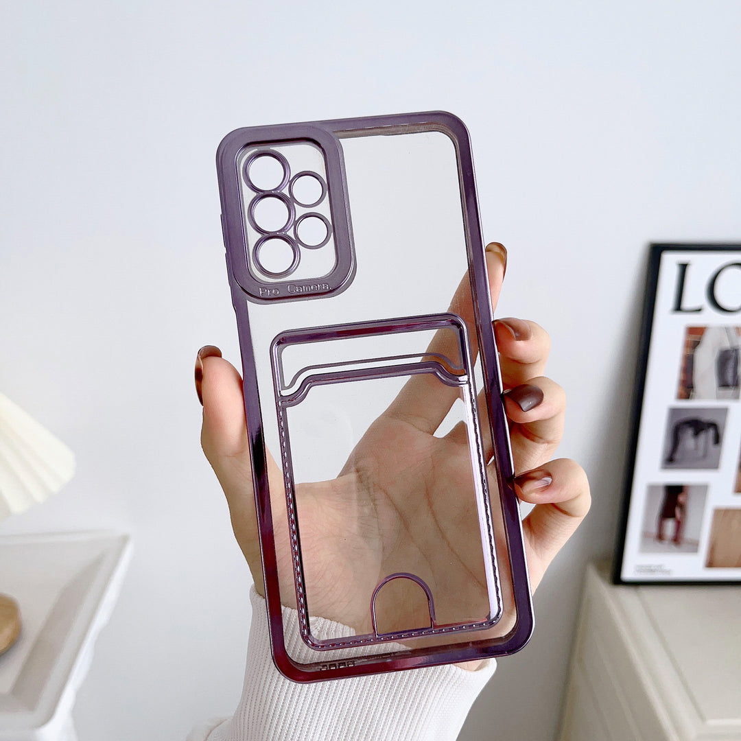 Electropning Card Holder Phone -kotelo liukumisen vastainen silikonikotelo