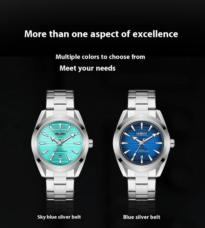 Męski zegarek Business Classic Quartz Watch Luminous Waterproof