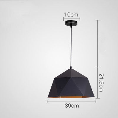 Kleurrijke geometrische creatieve kleine hangende lampen