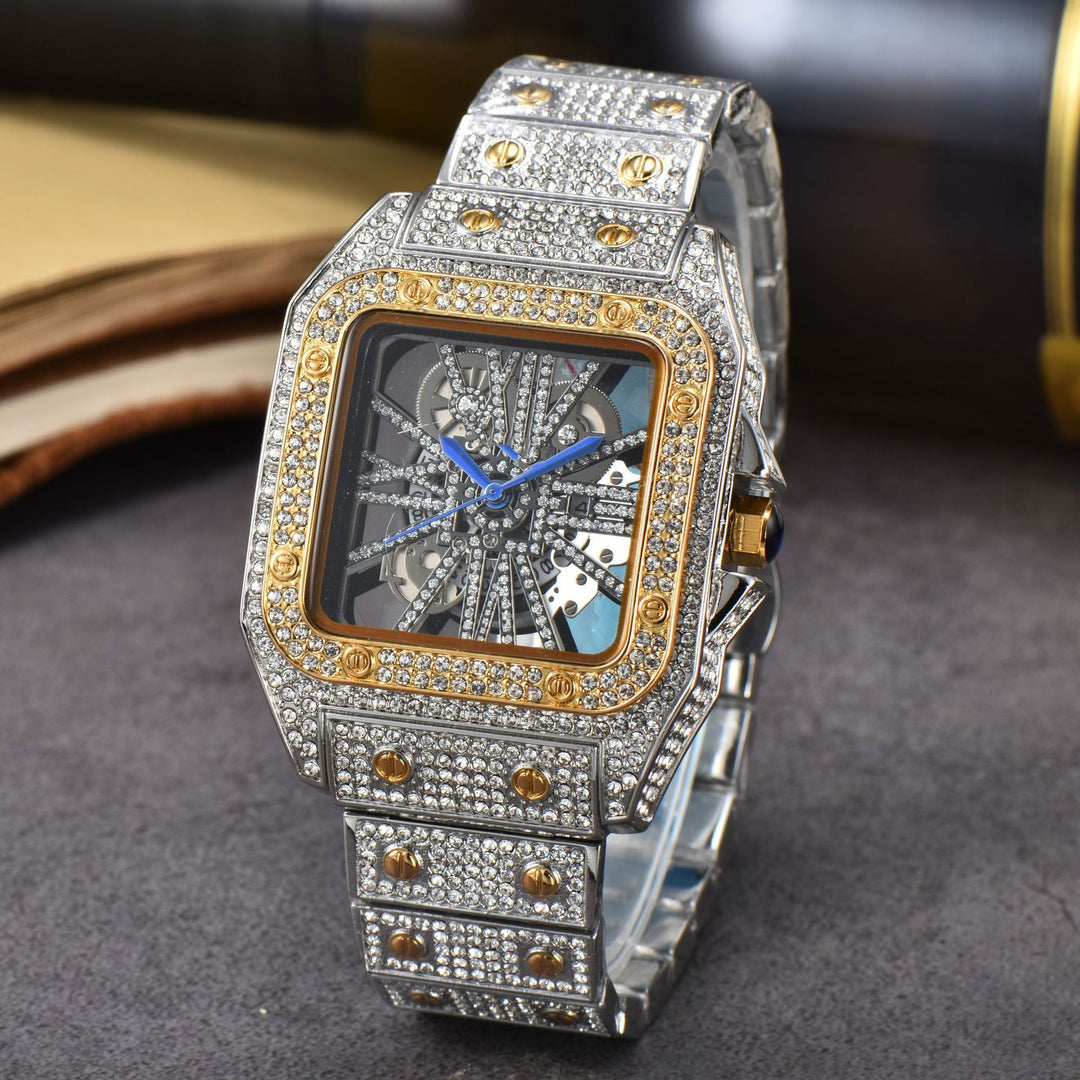 Dames Diamond Fashion Steel Strap Watch