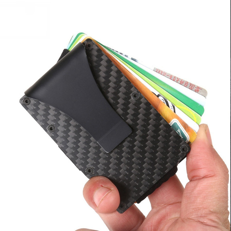 Carbon Fiber Card Package Men's Simplicity Wallet