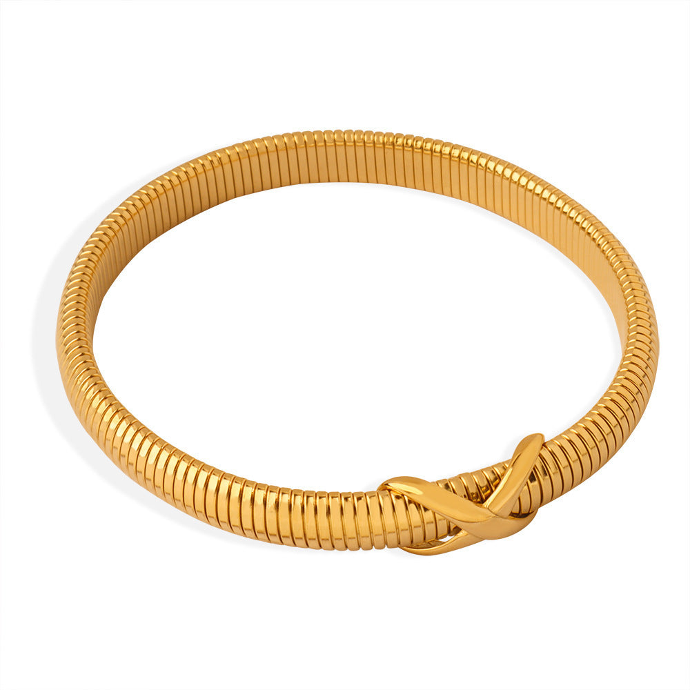 Bracelet de conception de nœuds de croix de ligne personnalisée Bracelet de bijoux