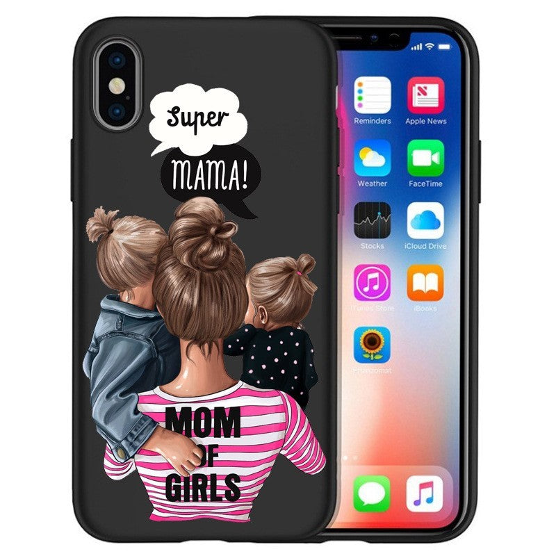 Fashion Mom and Family Parent-Child Telefon