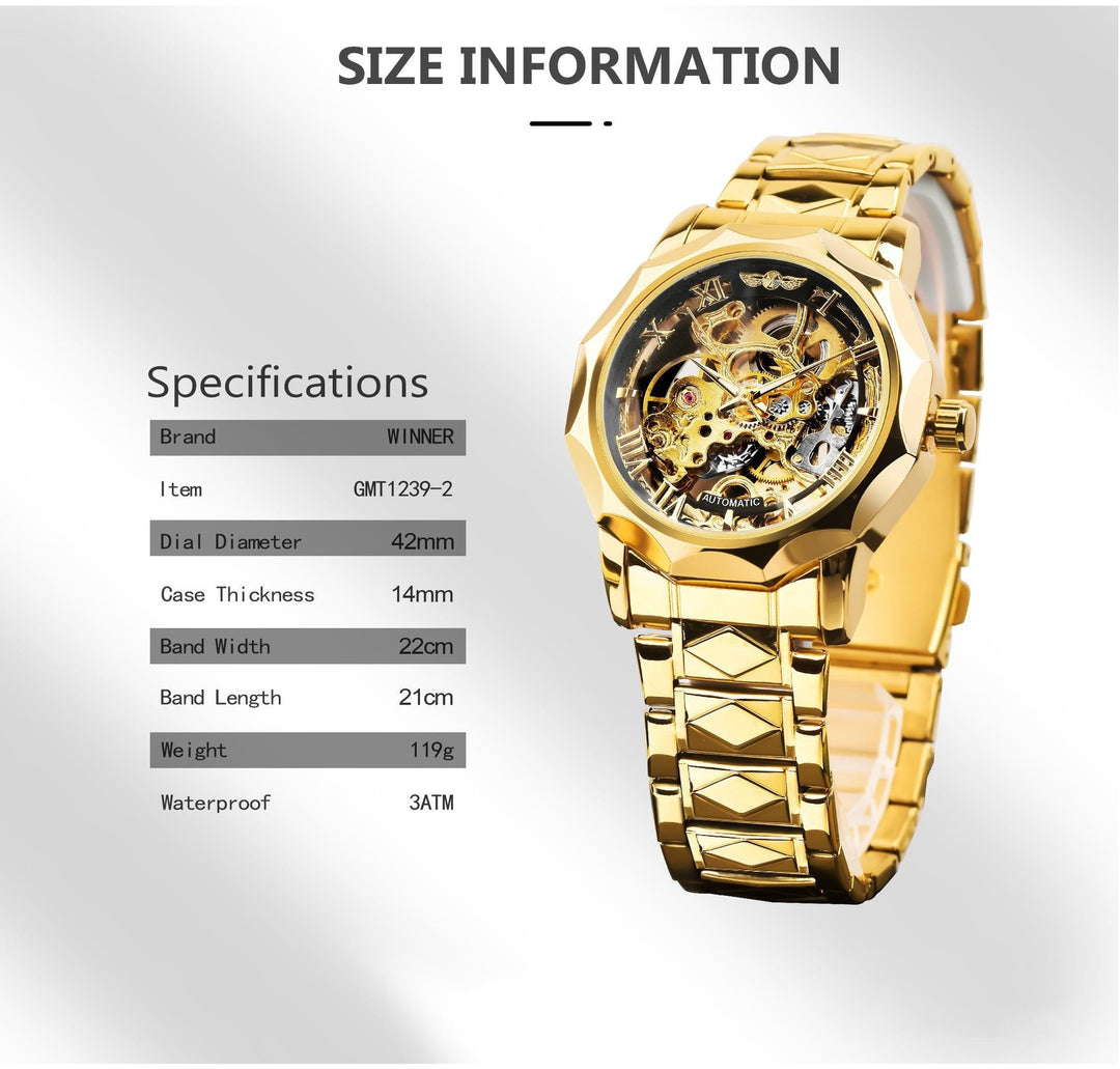 Retro Luxury Luminous Men's Automatic Mechanical Watch