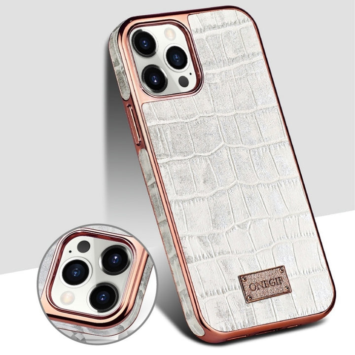 Real Skin Phone Case Side All-inclusive Electroplating