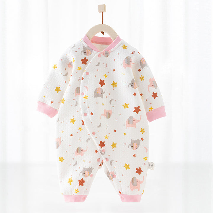 Cotton Clipe Térmico Onesie de seda recém -nascidos roupas de bebê