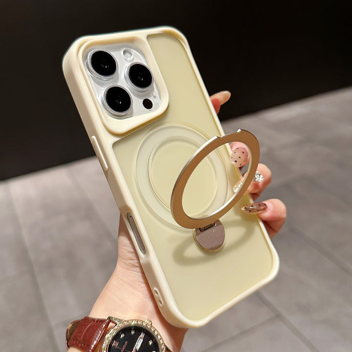 Подходит для iPhone16pro Skin Commere 360 ​​градусов вращающихся кронштейнов магнитного всасывающего телефона.