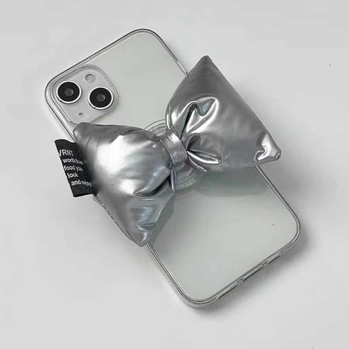 Étui de téléphone à la coque souple transparente Bow Down