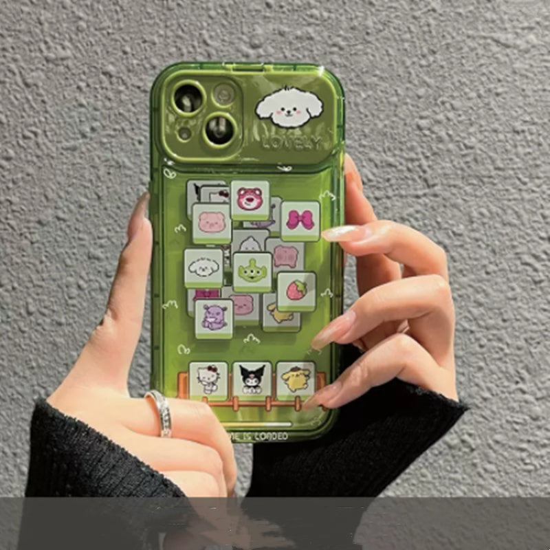Sopiva matkapuhelimen kuori söpö sarjakuva all inclusive fall -kestävä silikoni pehmeä