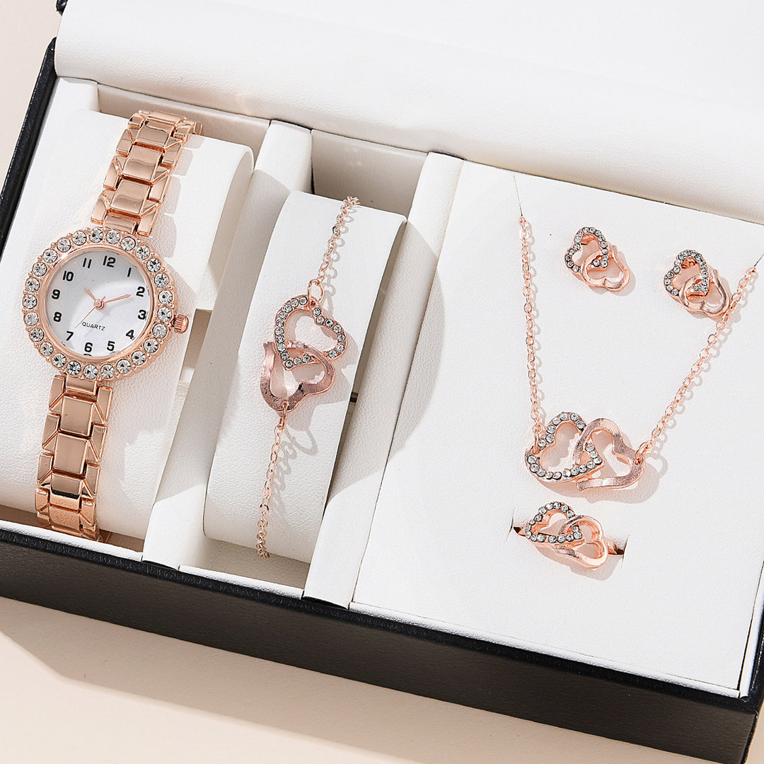 Quartz diamant pour femmes montre la tendance à tous les matchs